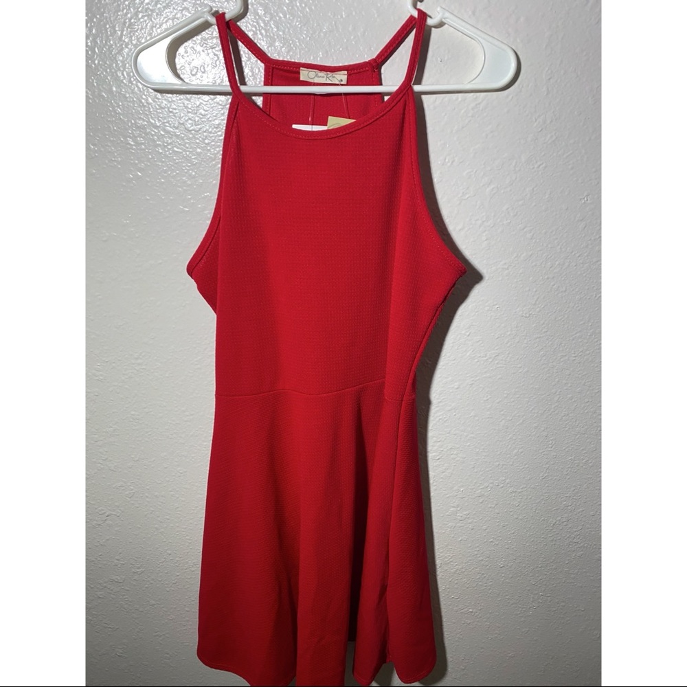 Red dress